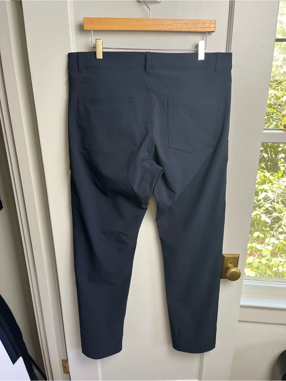 Western Rise Evolution Pants Mens 35x32 Blue Performance Hiking Stretch Tech